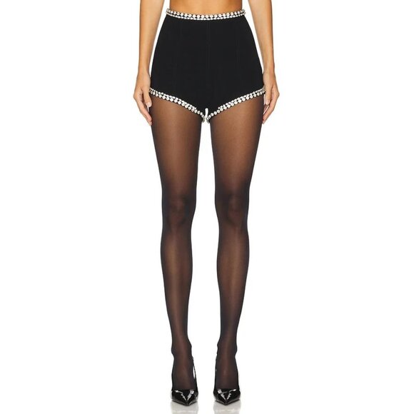 Cinq a Sept Juneve Shorts Black Crystal - Picture 1 of 5